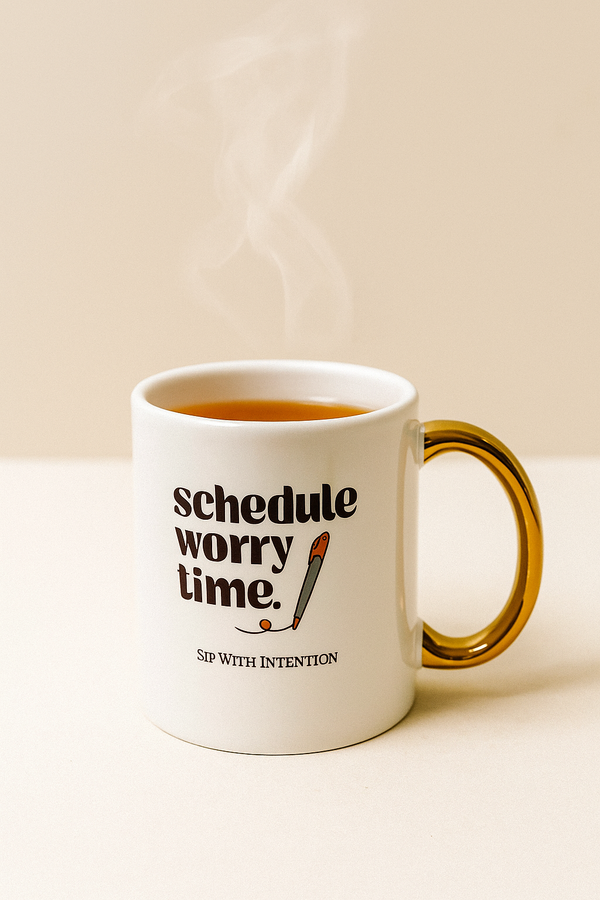 Schedule Worry Time Mug